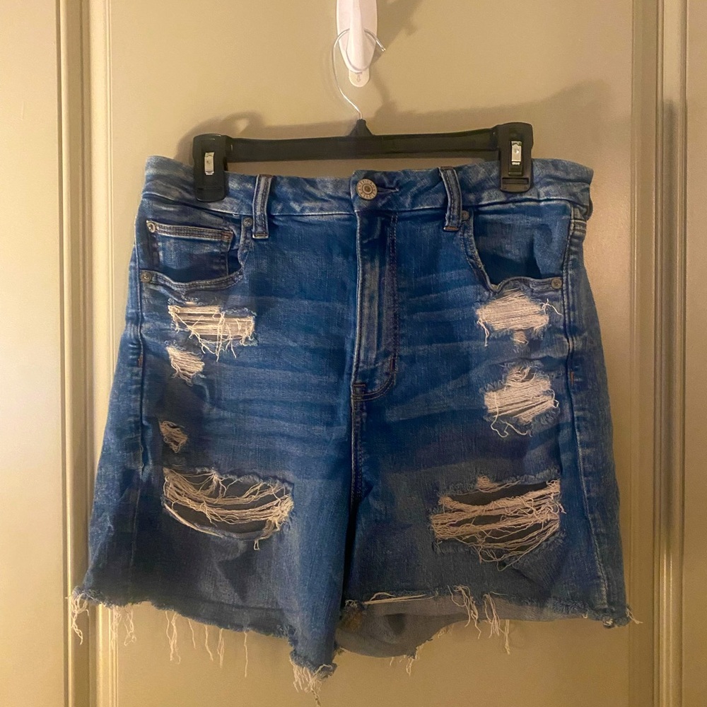 American Eagle Curvy Hi-rise Shortie Shorts